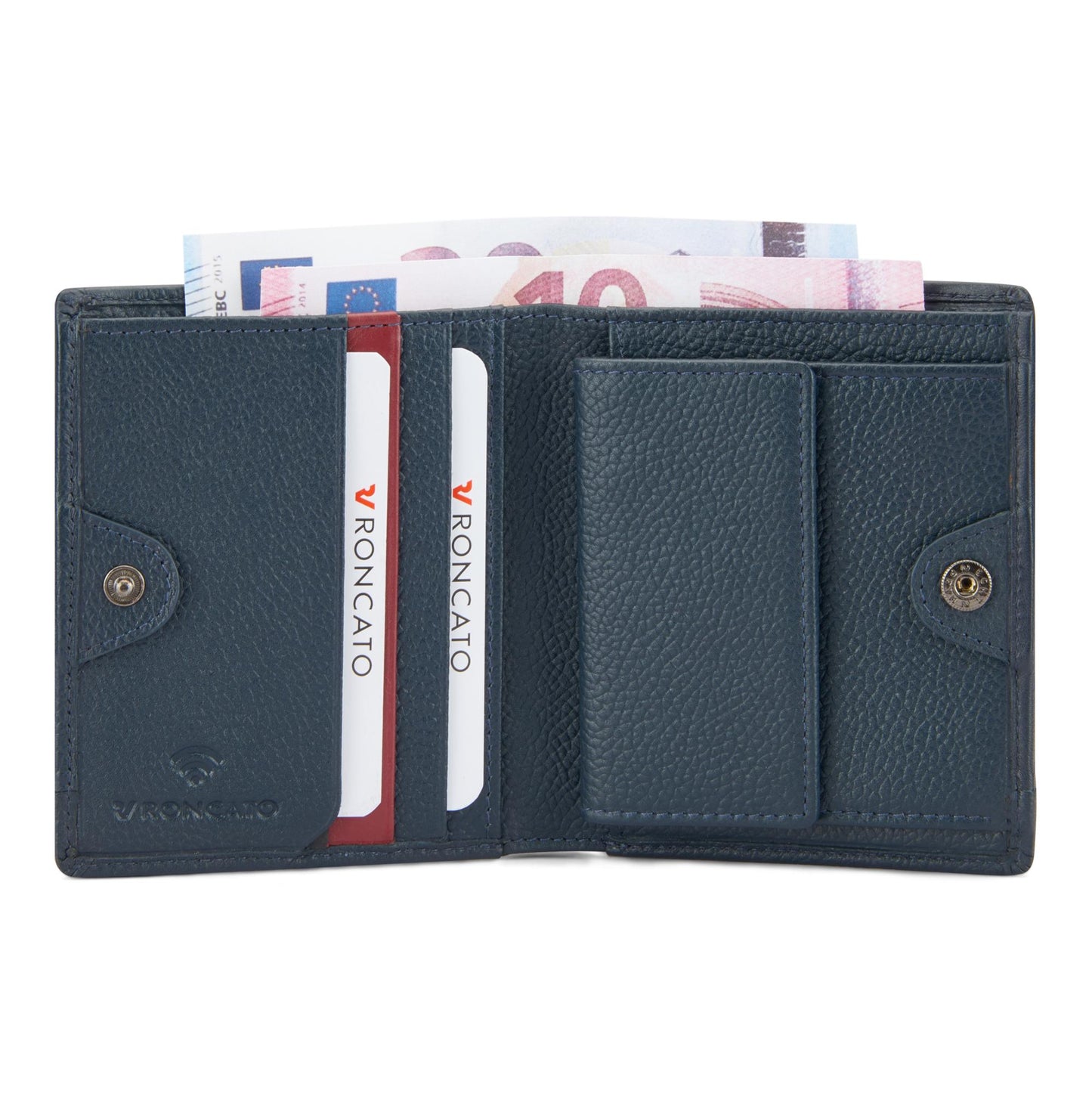 Portafoglio verticale Roncato Trial dlx con portamonete