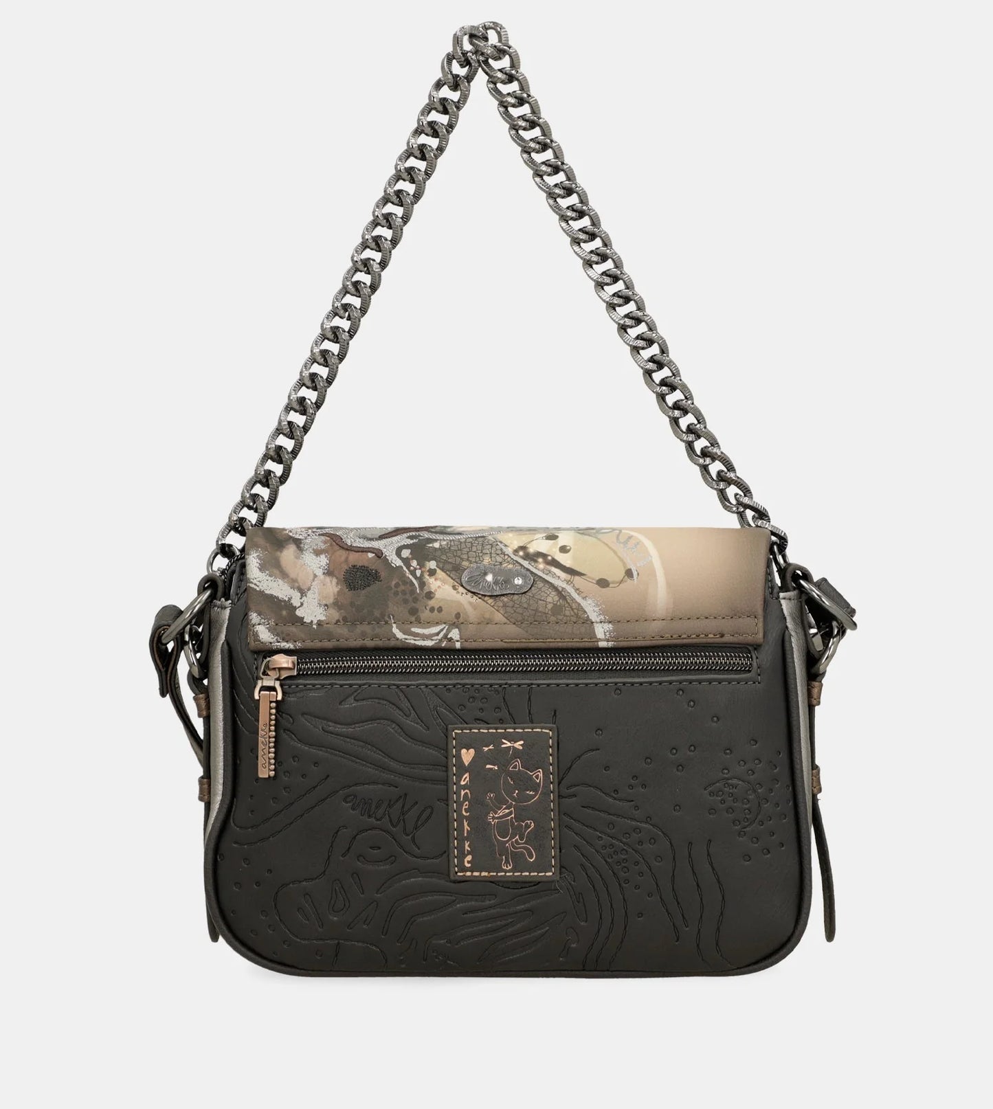 Borsa a tracolla Anekke Wings con patta frontale