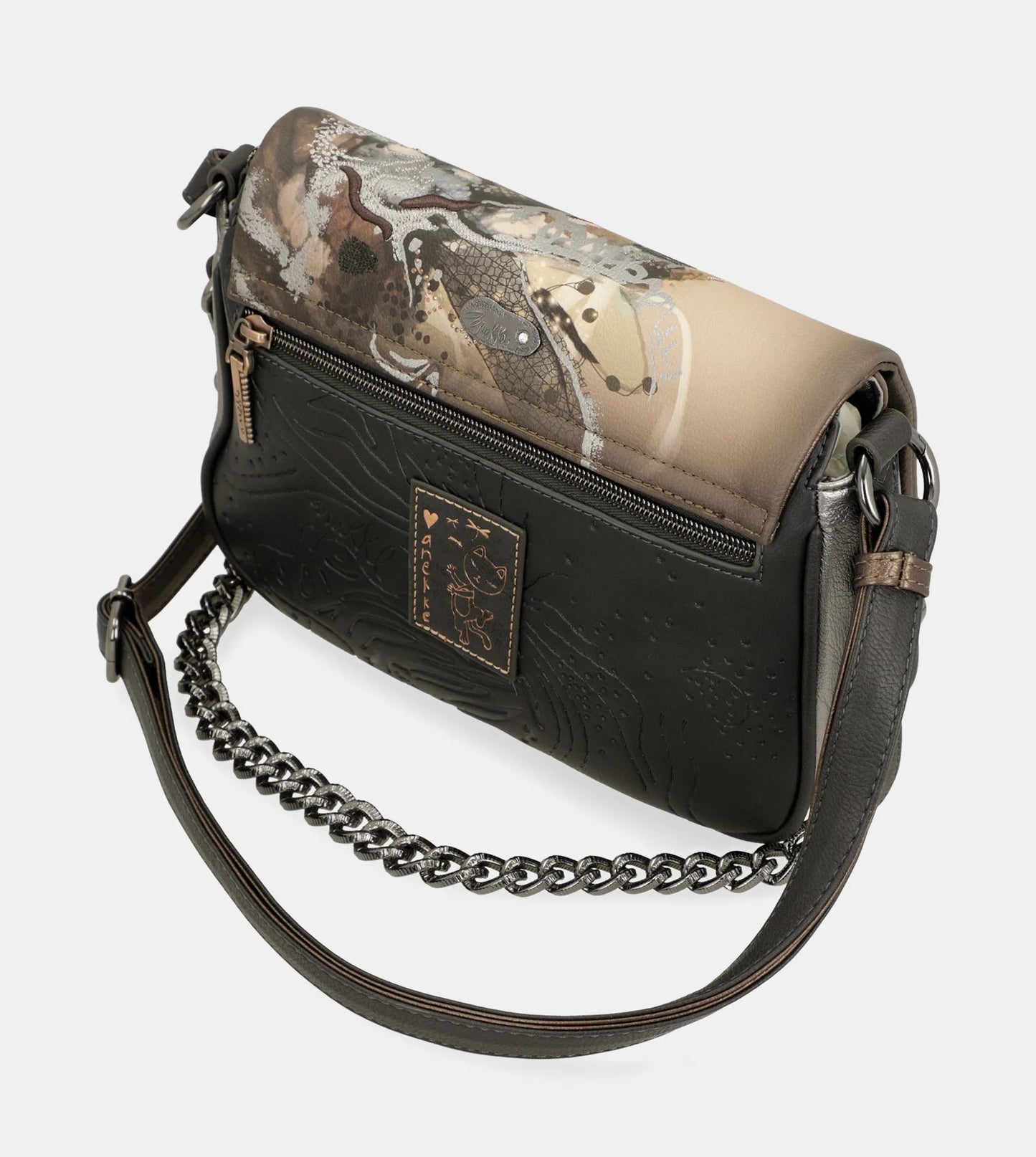 Borsa a tracolla Anekke Wings con patta frontale