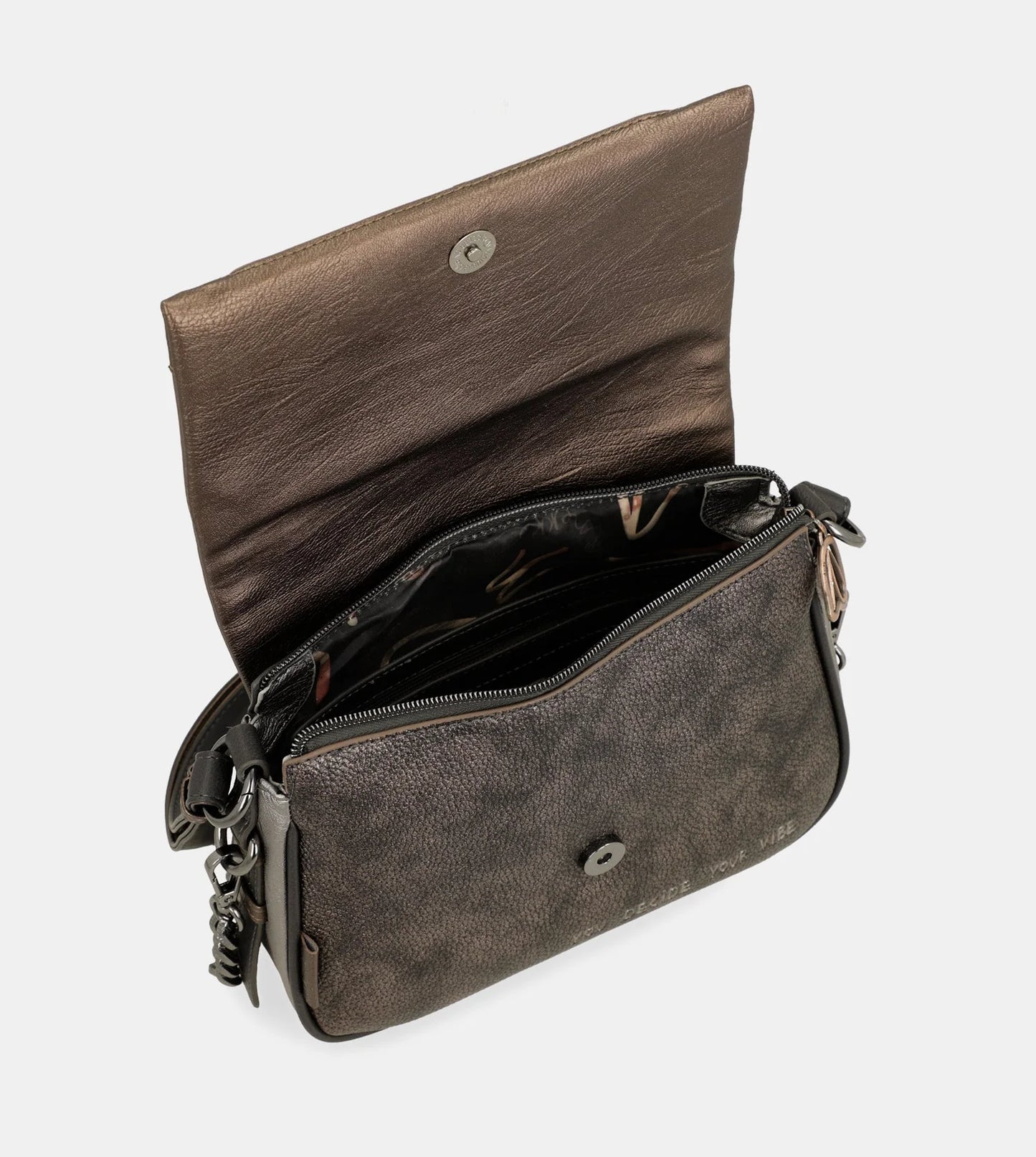 Borsa a tracolla Anekke Wings con patta frontale