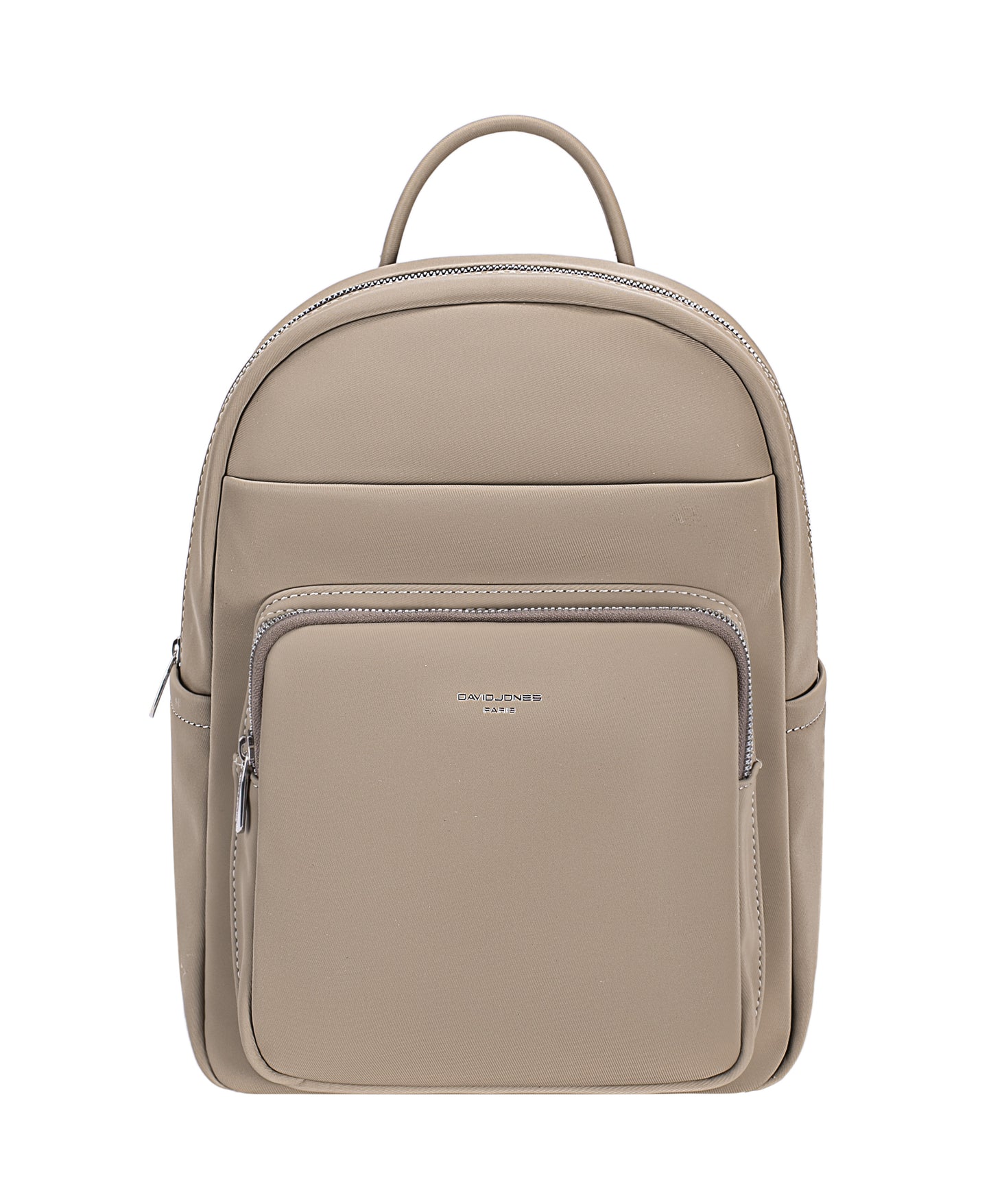Zaino David Jones in tessuto gommato con doppia tasca