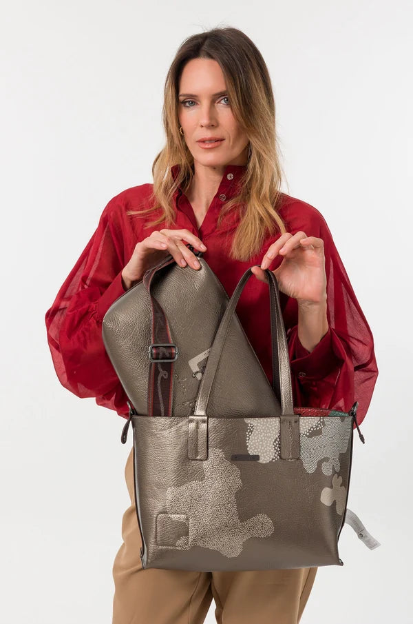 Anekke Orchestra Borsa a Spalla reversibile Donna