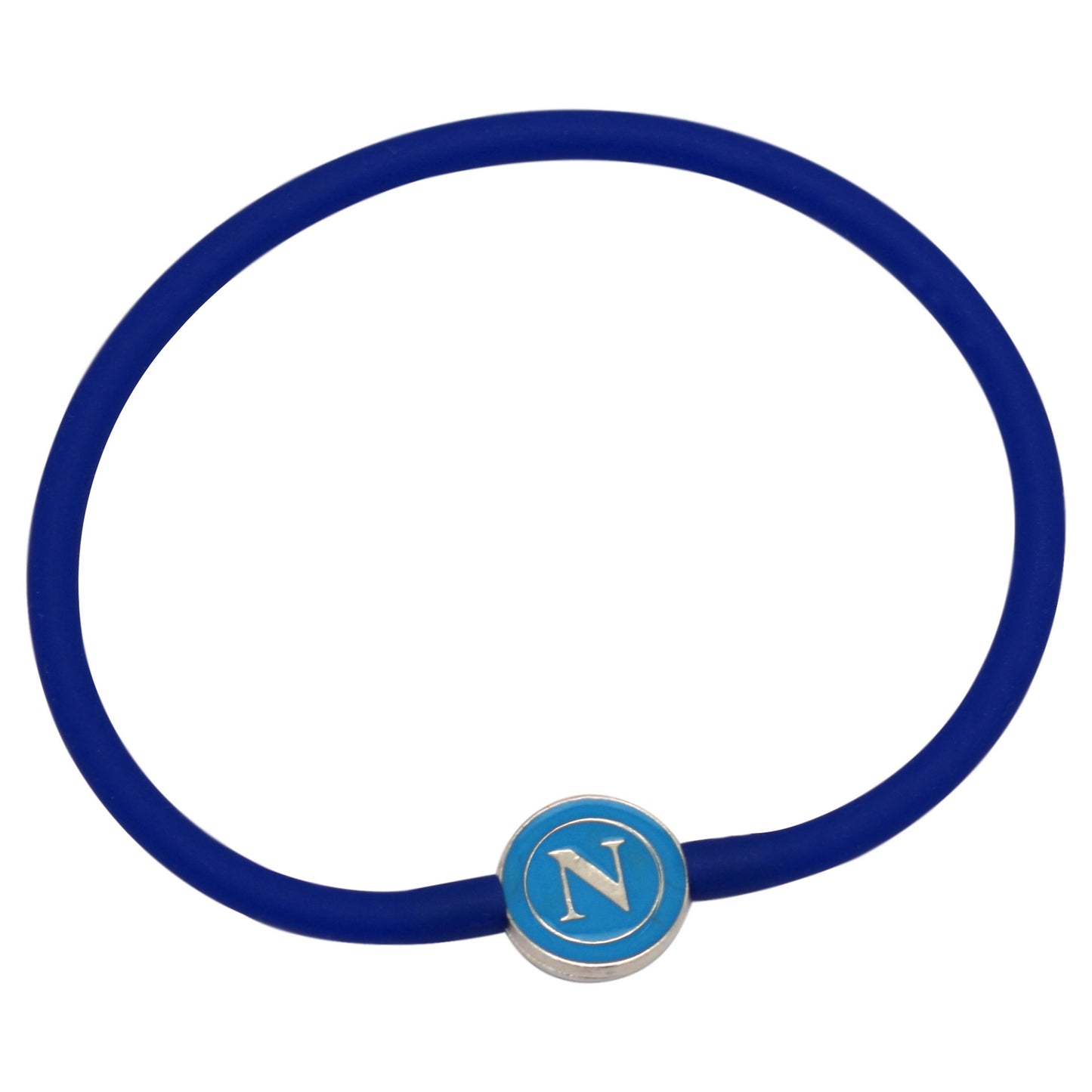 BRACCIALETTO IN SILICONE BLU SCURO NAPOLI
