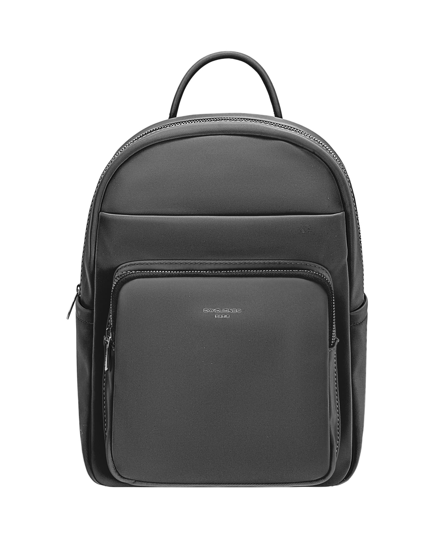 Zaino David Jones in tessuto gommato con doppia tasca