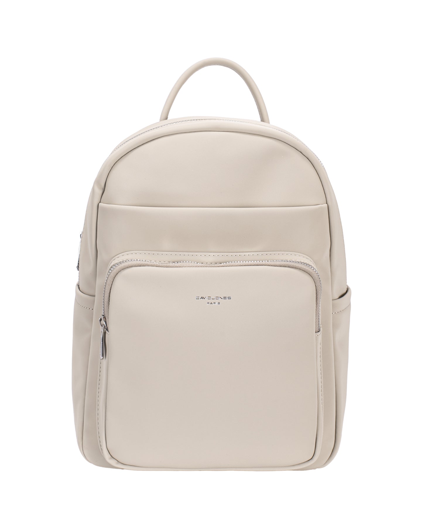 Zaino David Jones in tessuto gommato con doppia tasca