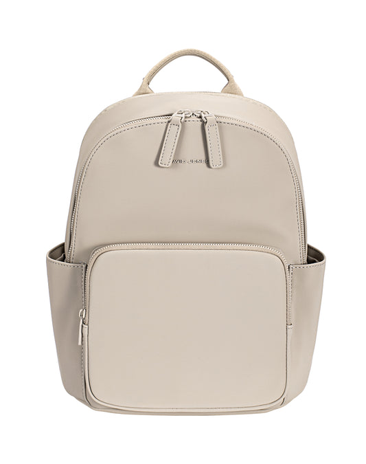 Zaino David Jones in tessuto gommato con doppia tasca