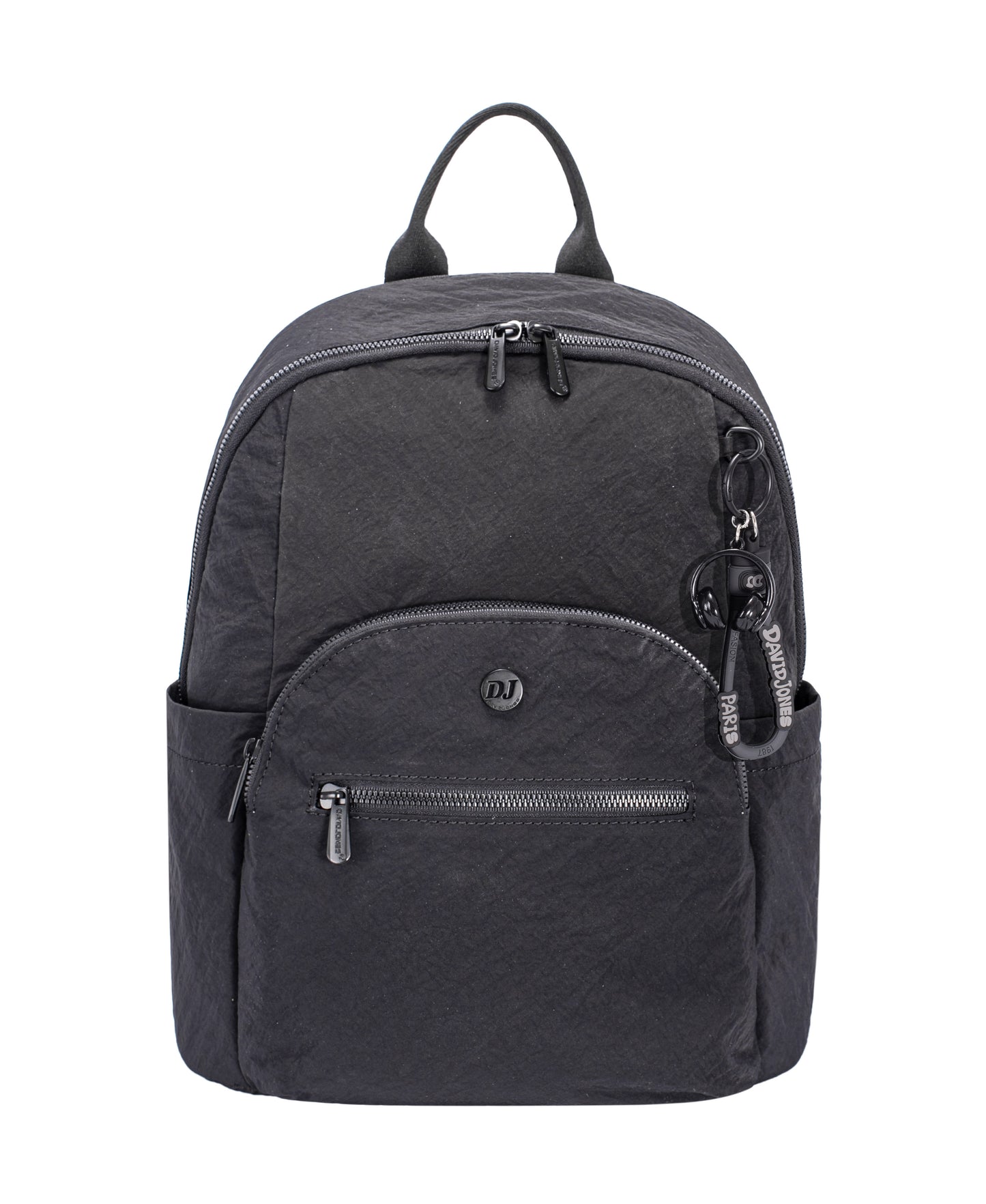 Zaino David Jones in tessuto con tasca esterna