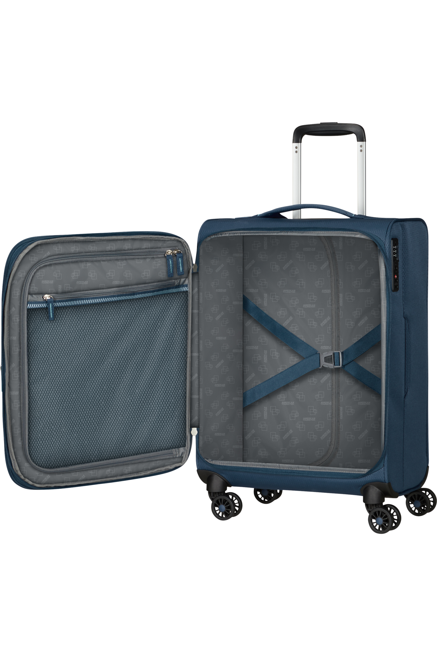 Bagaglio a mano American Tourister Aerospin exp 4 ruote misura S